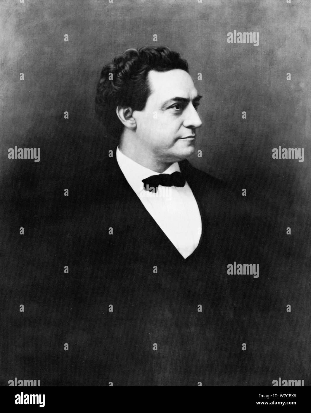 Samuel Jackson Randall, American politician, c1860s.Artist: W A Greaves Stock Photo