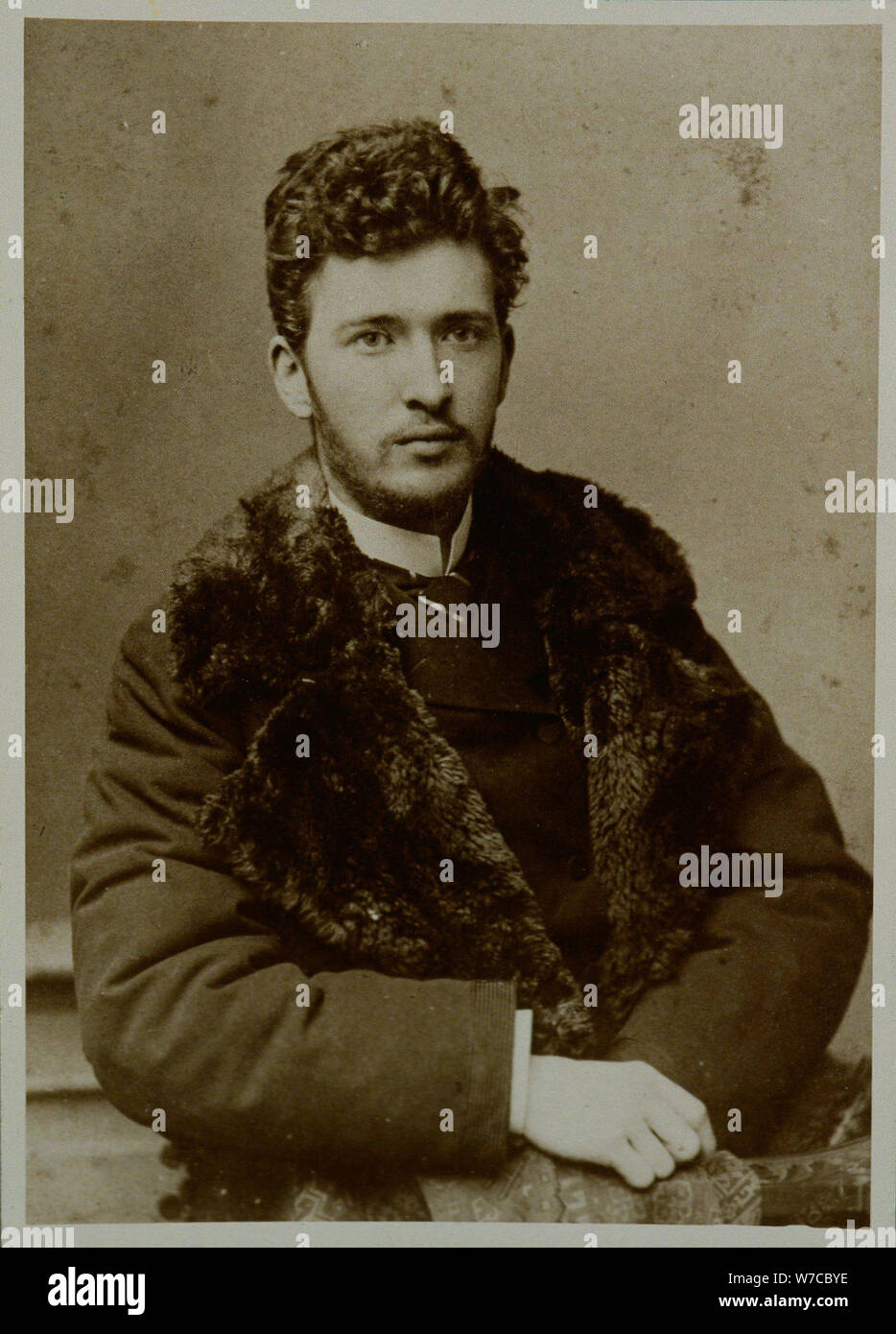 Portrait of the composer Ferruccio Busoni (1866-1924). Stock Photo