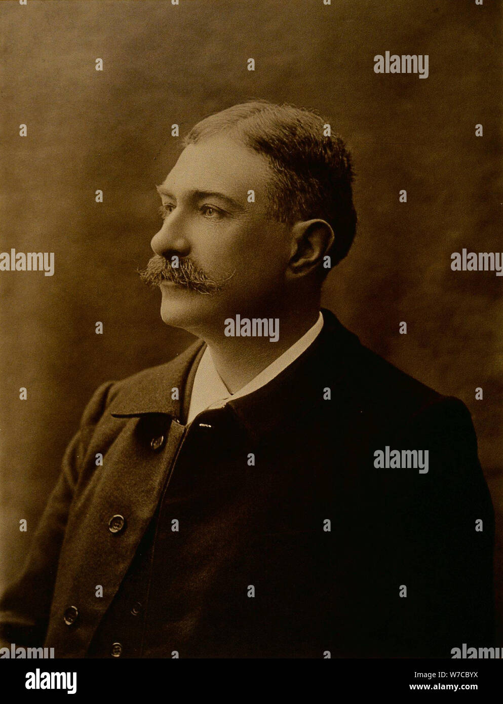 Portrait of the composer Jules Massenet (1842-1912). Stock Photo