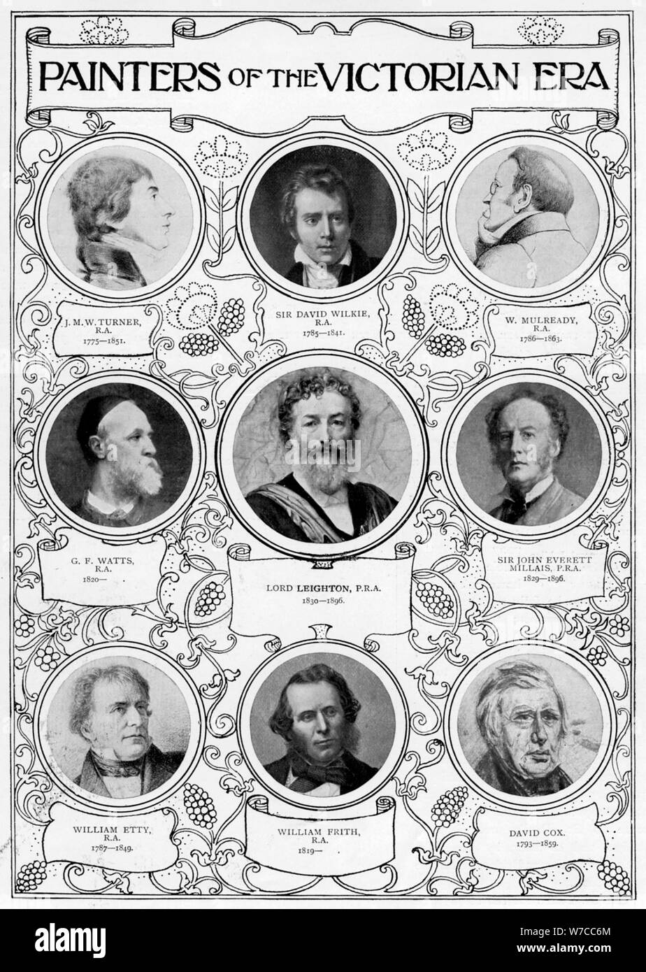 'Painters of the Victorian Era', late 19th century. Artist Unknown