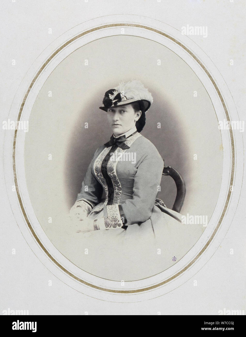 Princess Maria Maximilianovna of Leuchtenberg (1841-1914). Stock Photo