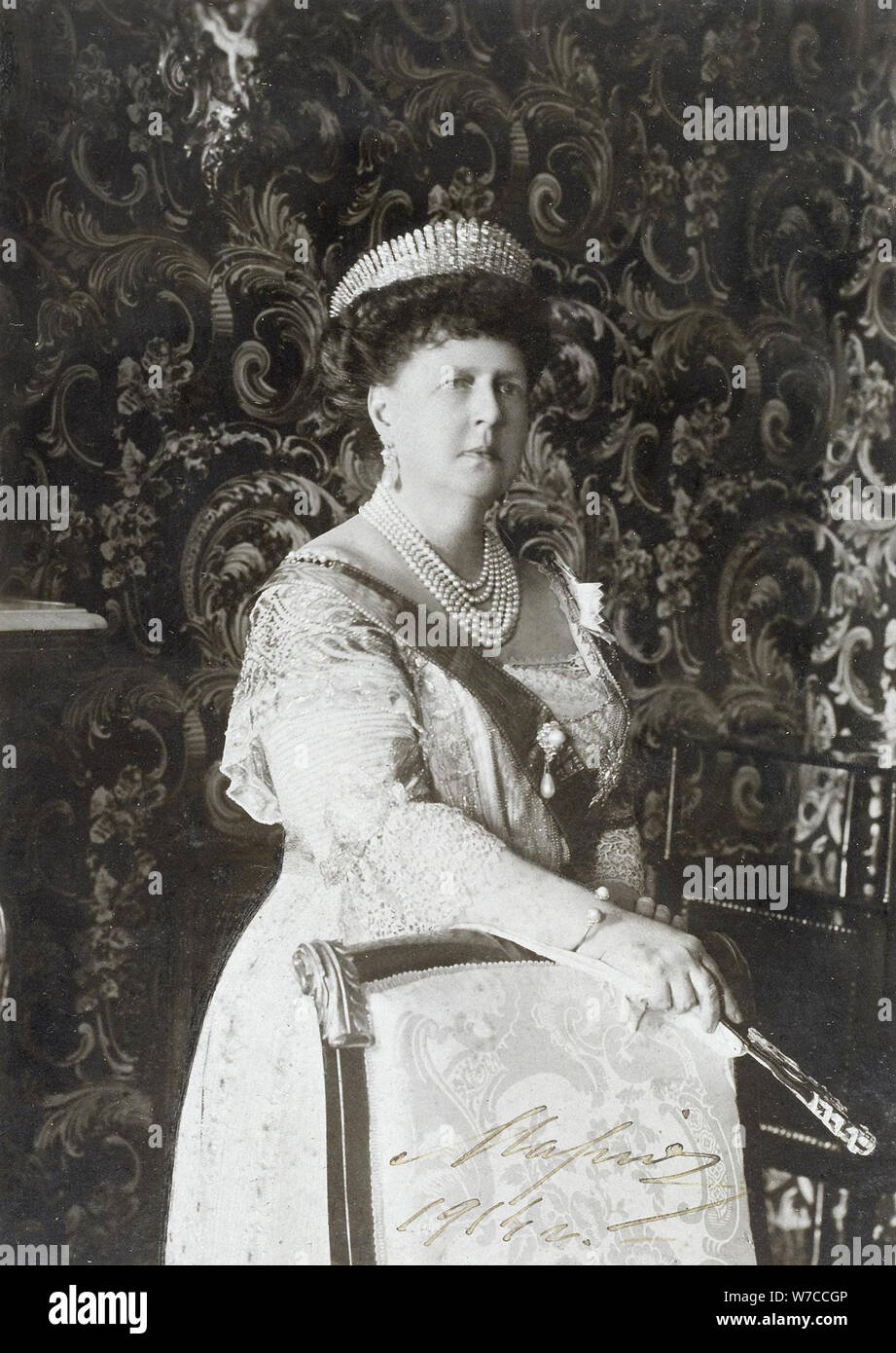 Grand Duchess Maria Alexandrovna of Russia, Duchess of Edinburgh and Duchess of Saxe-Coburg and Goth Stock Photo