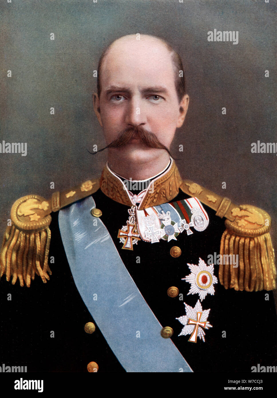 George I, King of Greece, late 19th-early 20th century. Artist: Unknown Stock Photo