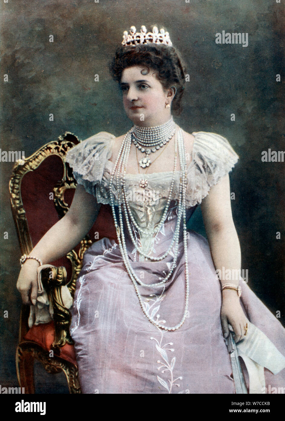 Antique Print 1878 Margherita of Savoy Queen of Italy