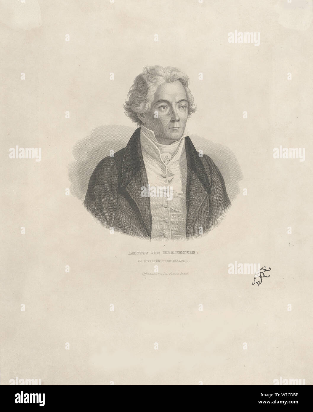 Ludwig van Beethoven. Stock Photo