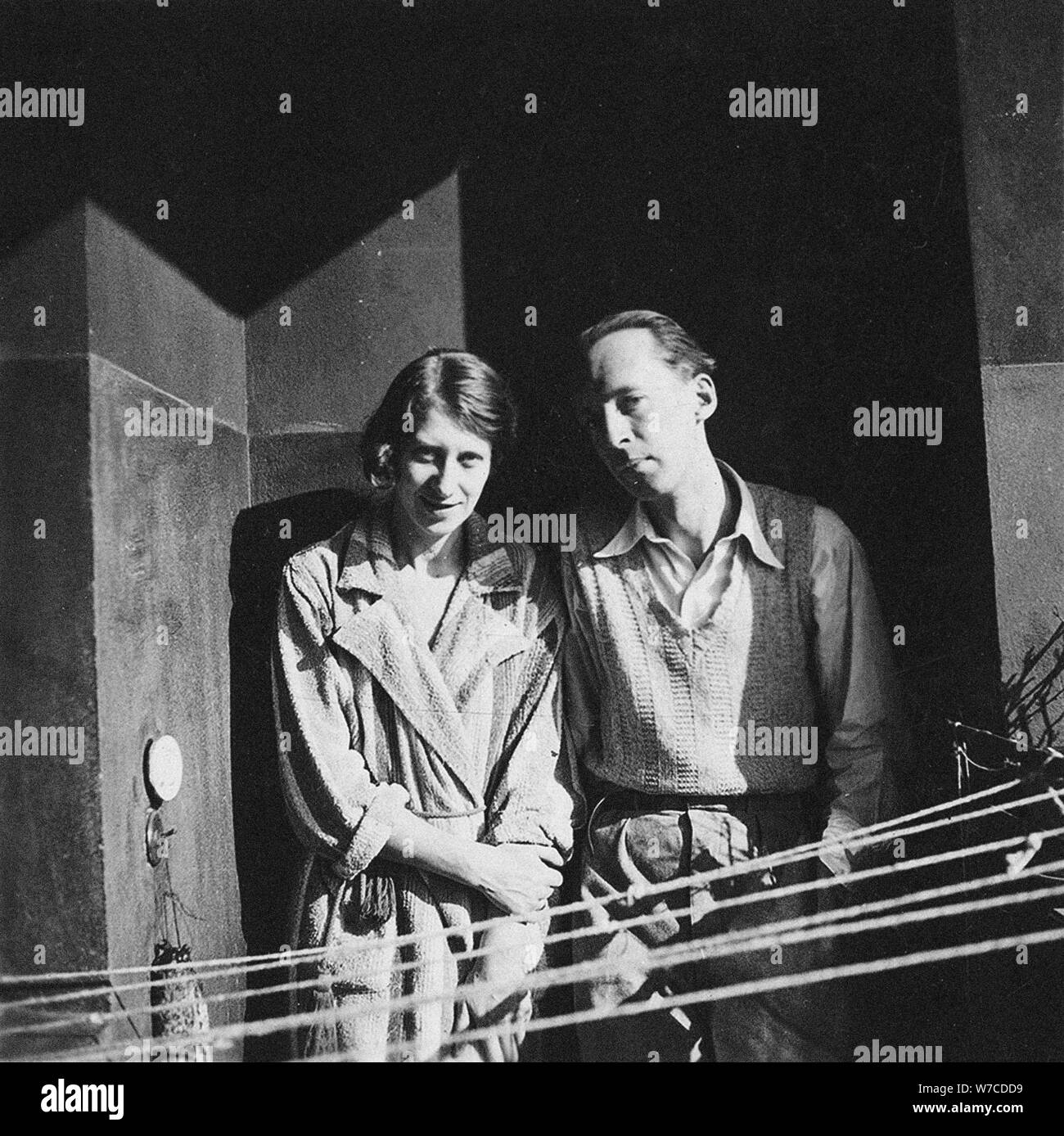Véra and Vladimir Nabokov, Berlin. Stock Photo