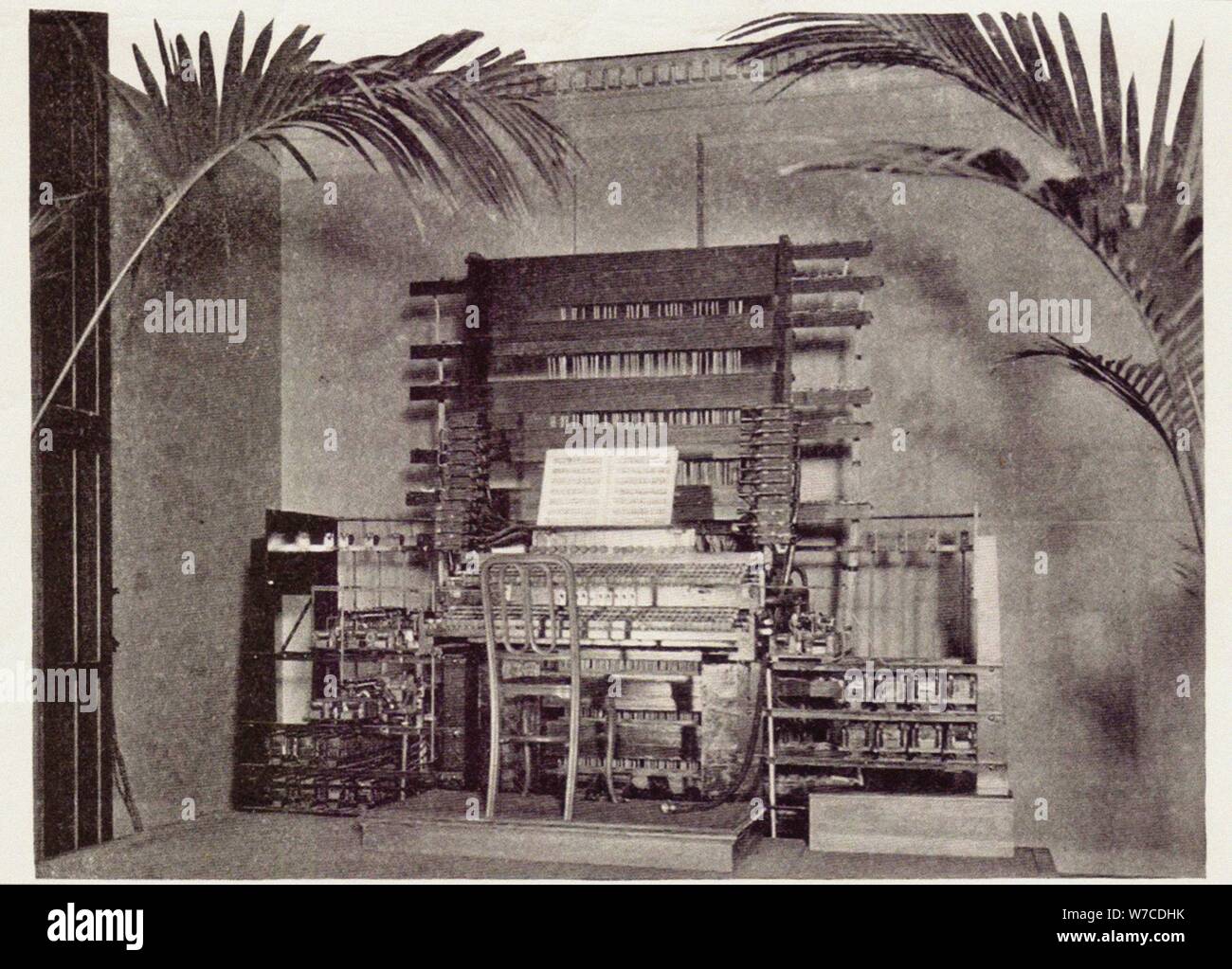 The Telharmonium by Thaddeus Cahill. Stock Photo