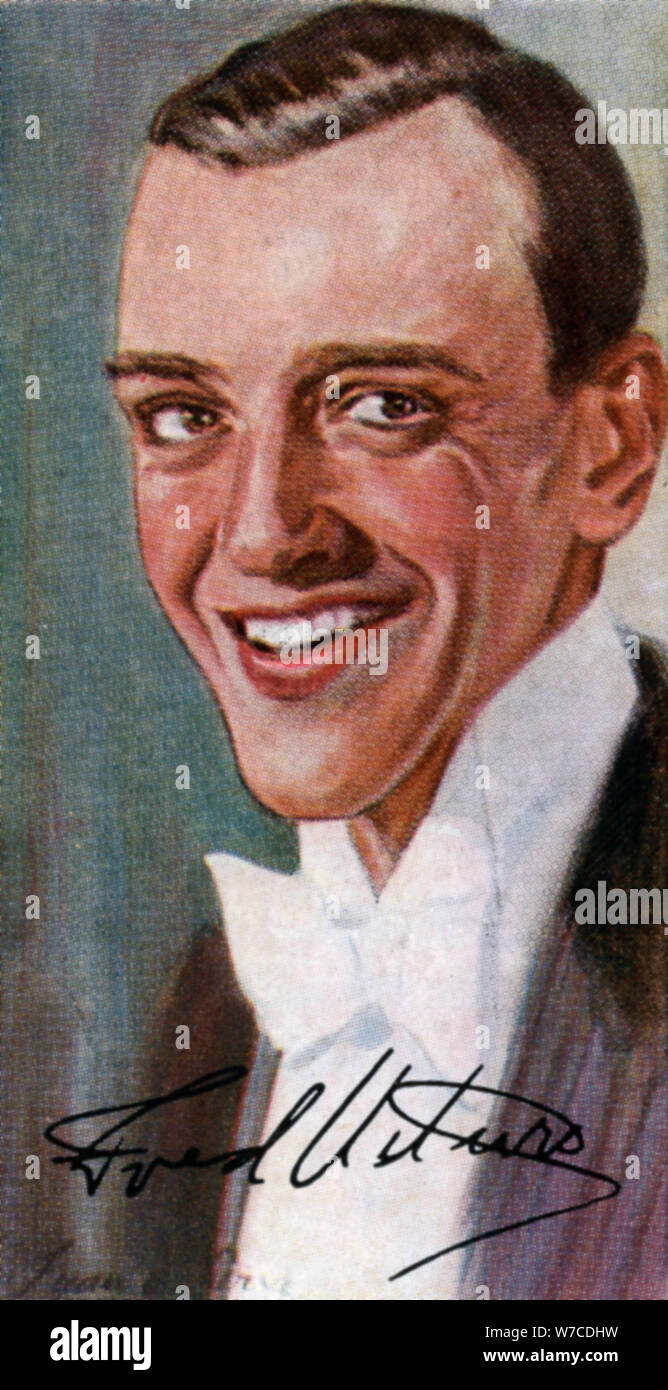 Fred Astaire, (1899-1987), American film and Broadway stage dancer, actor, 20th century. Artist: Unknown Stock Photo