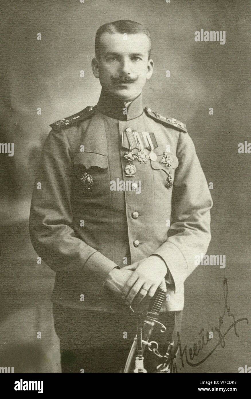 Pyotr Nikolayevich Nesterov (1887-1914). Stock Photo