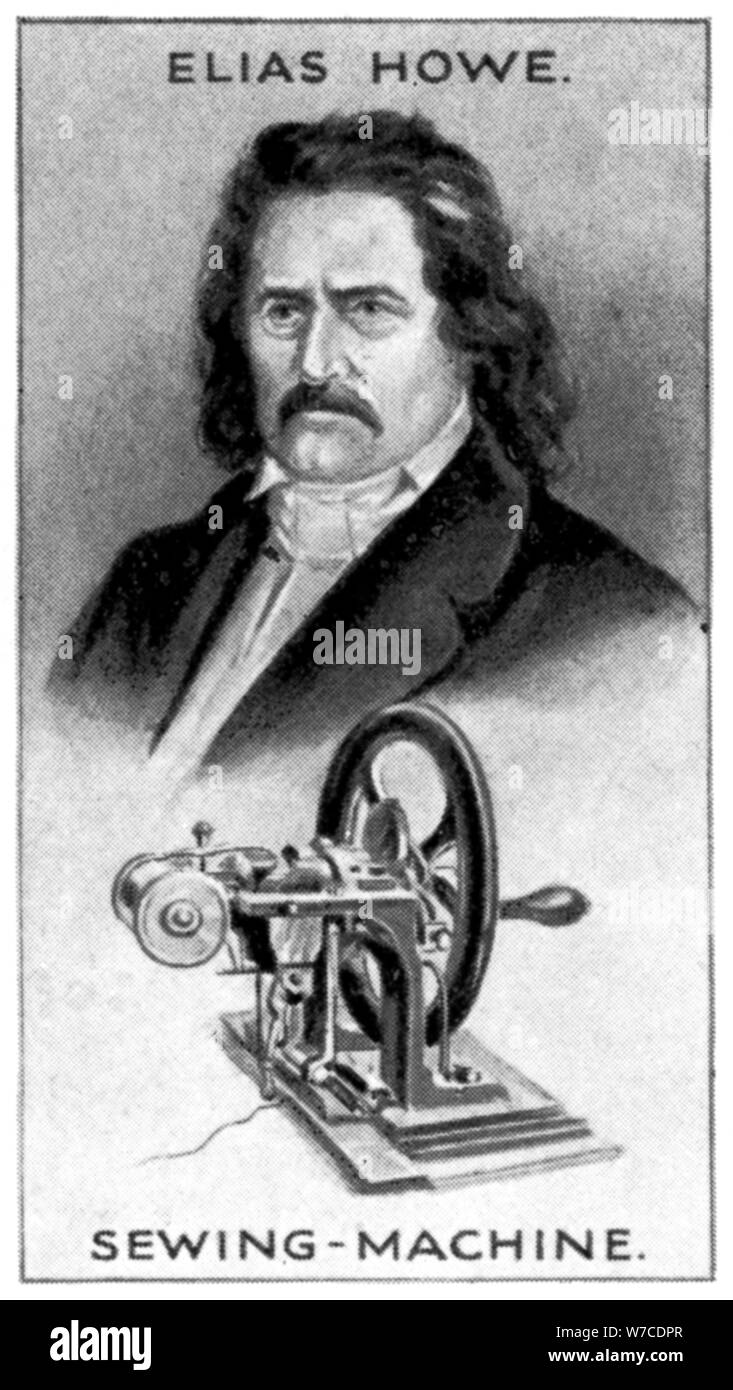 Elias Howe, American sewing machine pioneer, (c1924). Artist Unknown