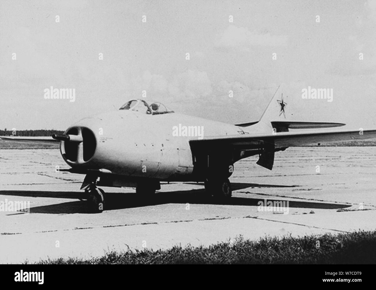 MiG-9. Stock Photo