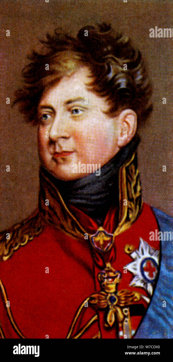 King George IV. Artist: Unknown Stock Photo