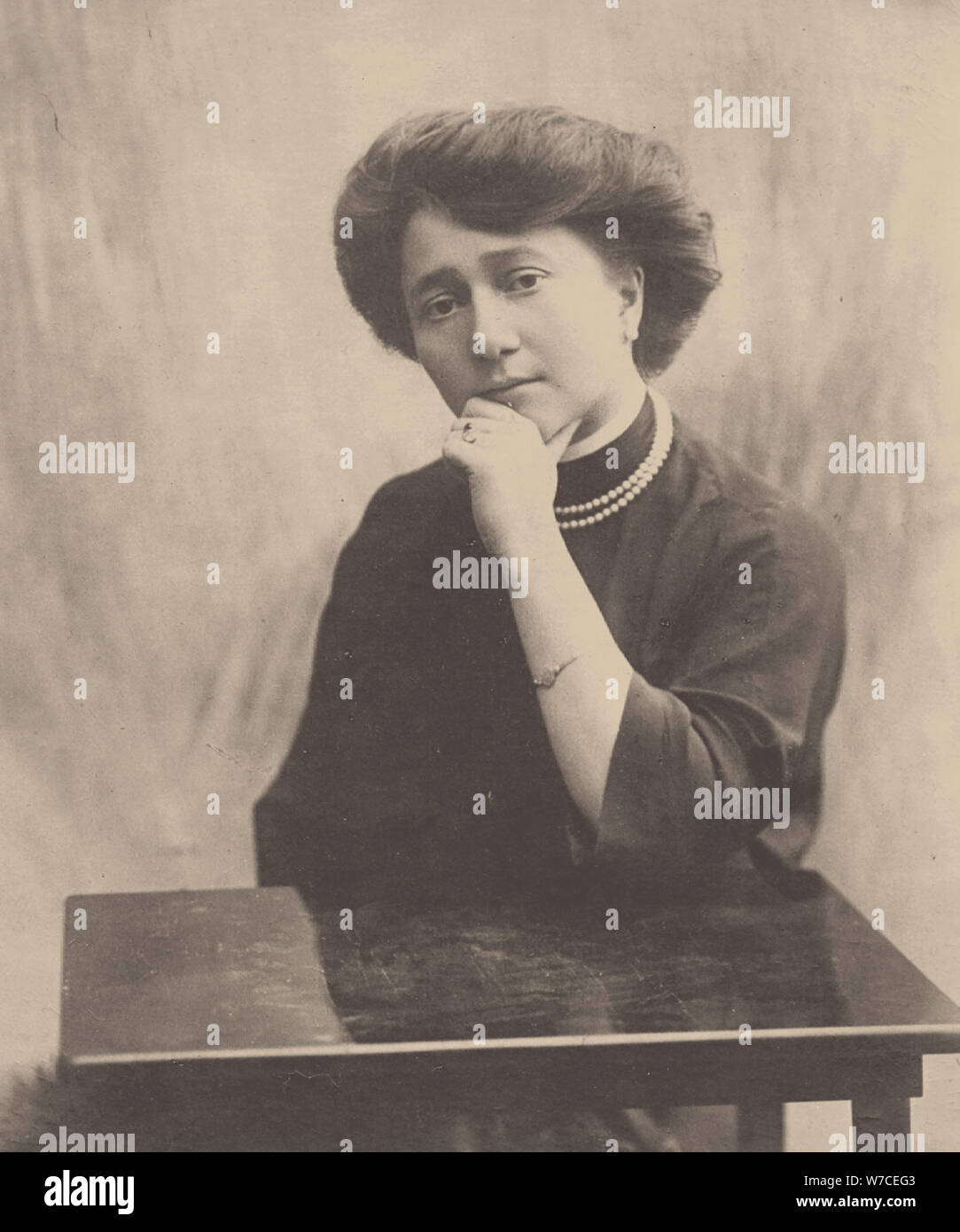 Nadezhda Petrovna Lamanova (1861-1941). Stock Photo