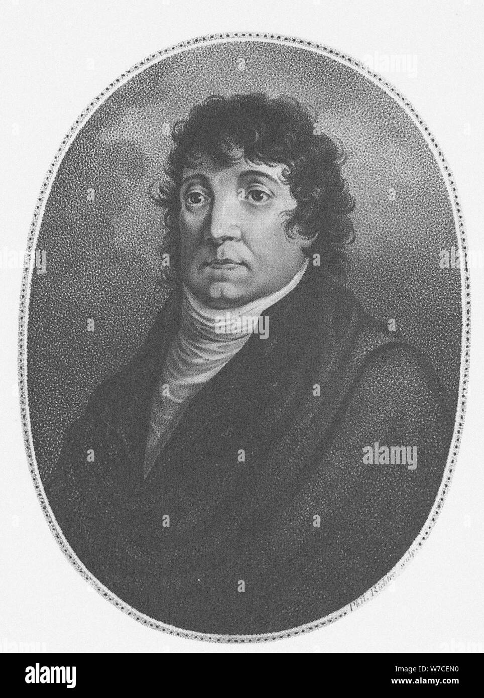Portrait of Emanuel Schikaneder (1751-1812). Stock Photo