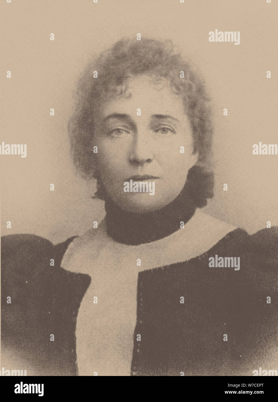 Anna Ivanovna Mendeleeva (1860-1942), née Popova. Stock Photo