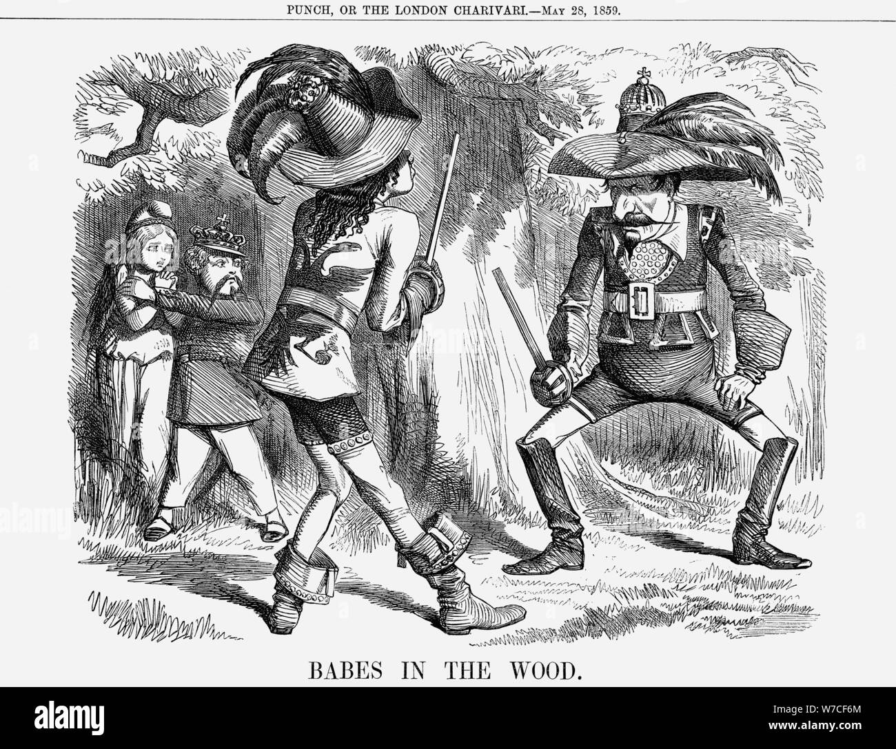 'Babes in the Wood', 1859. Artist: Unknown Stock Photo