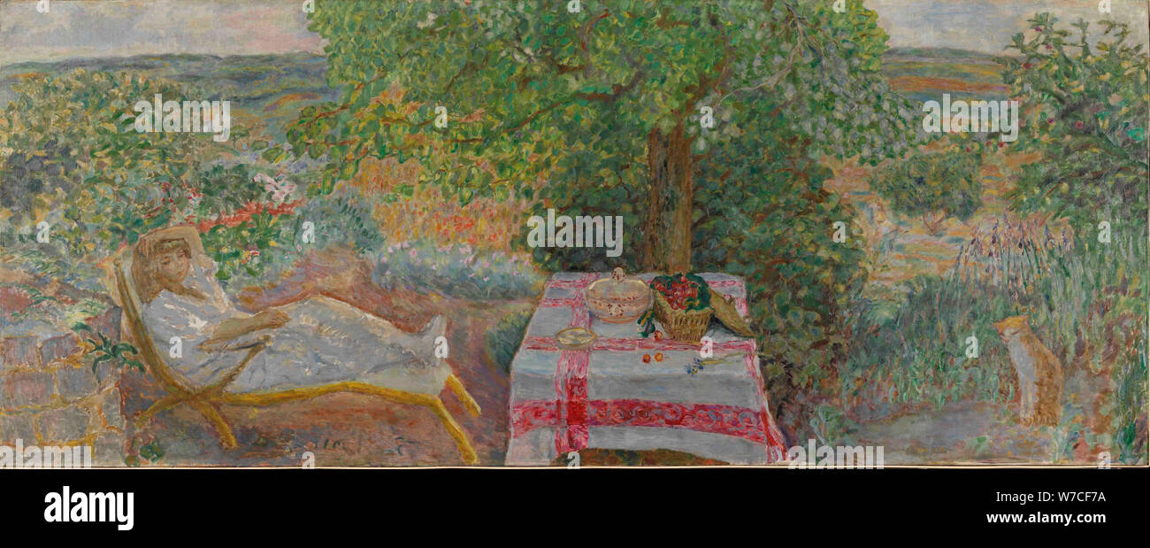 Bonnard garden painting hi-res stock photography and images