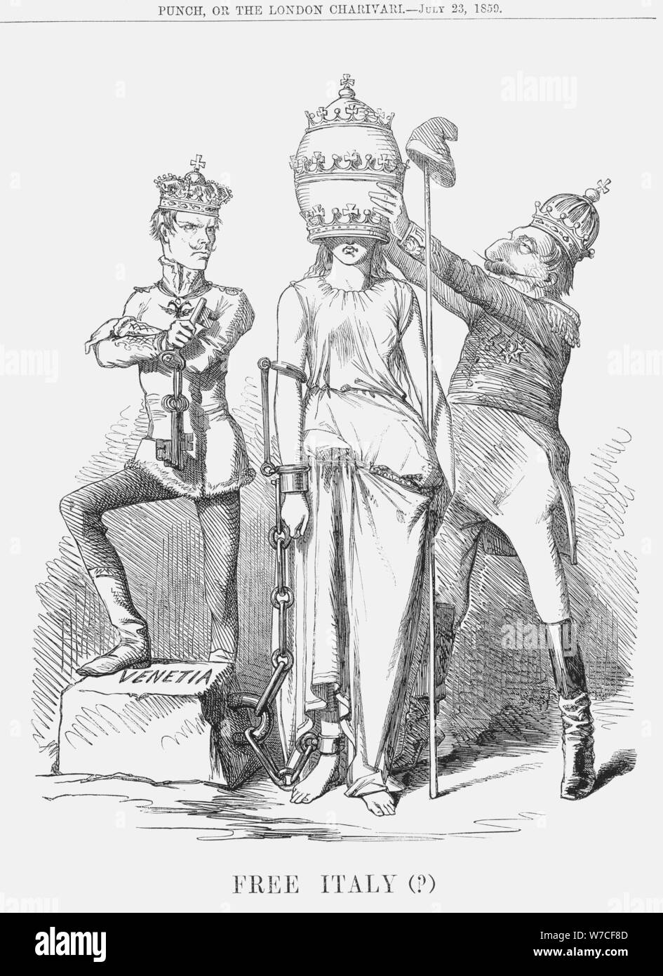 Карикатура Панч 1850