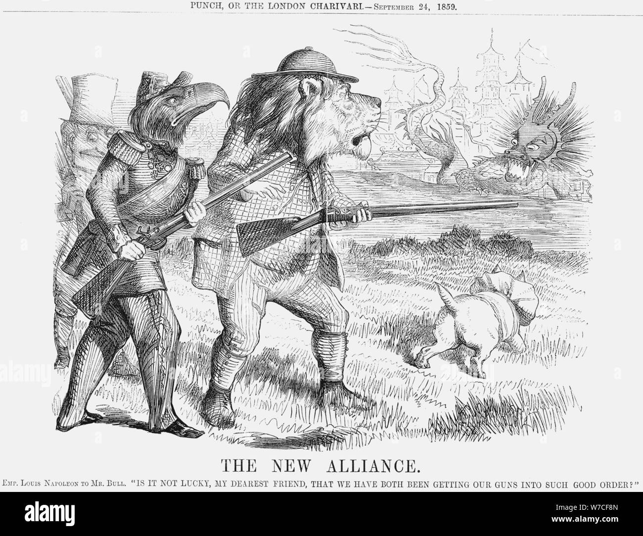'The New Alliance', 1859. Artist Unknown Stock Photo Alamy