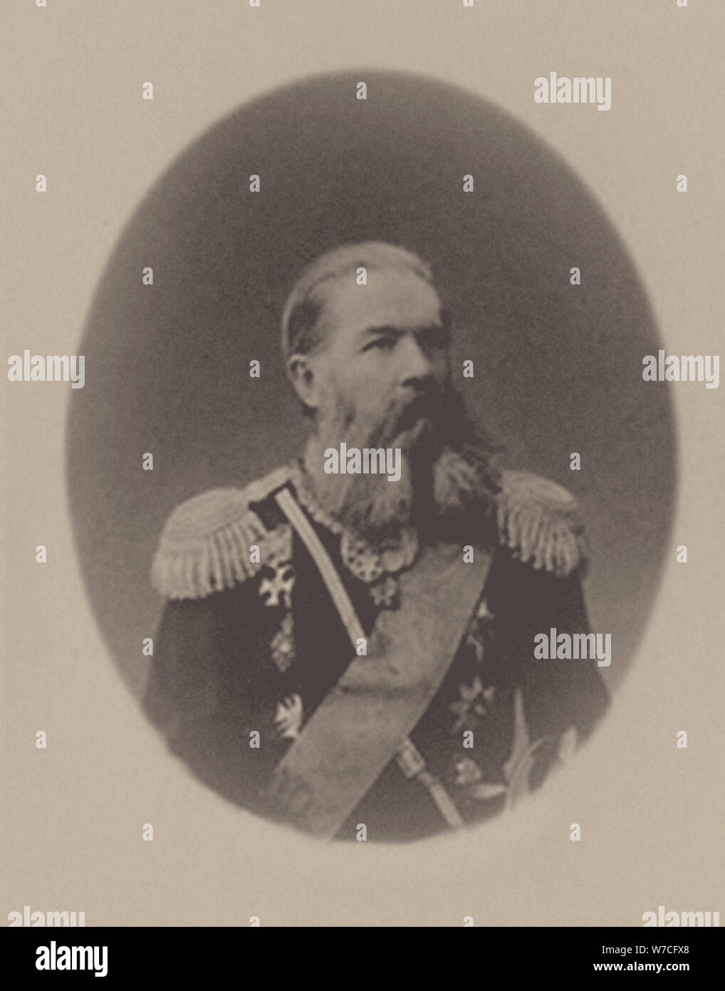 Baron Vyacheslav Vladimirovich Steinheil (1823-1897). Stock Photo