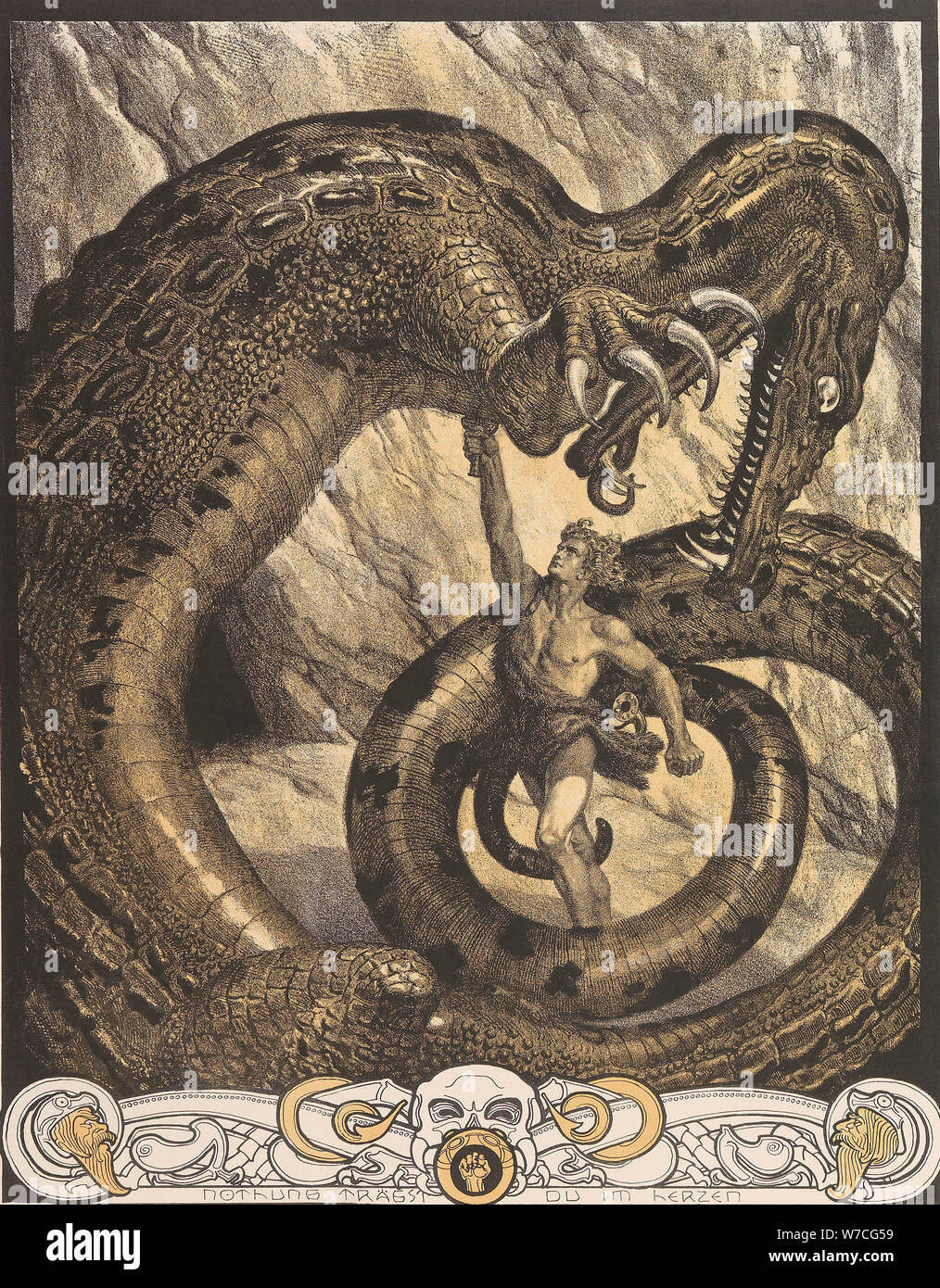 Der Ring des Nibelungen, 1914. Stock Photo