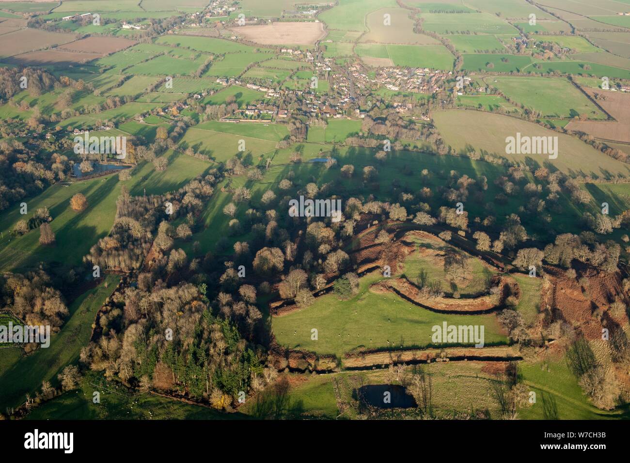 Elmley Castle, Worcestershire, 2014. Creator Historic England Staff