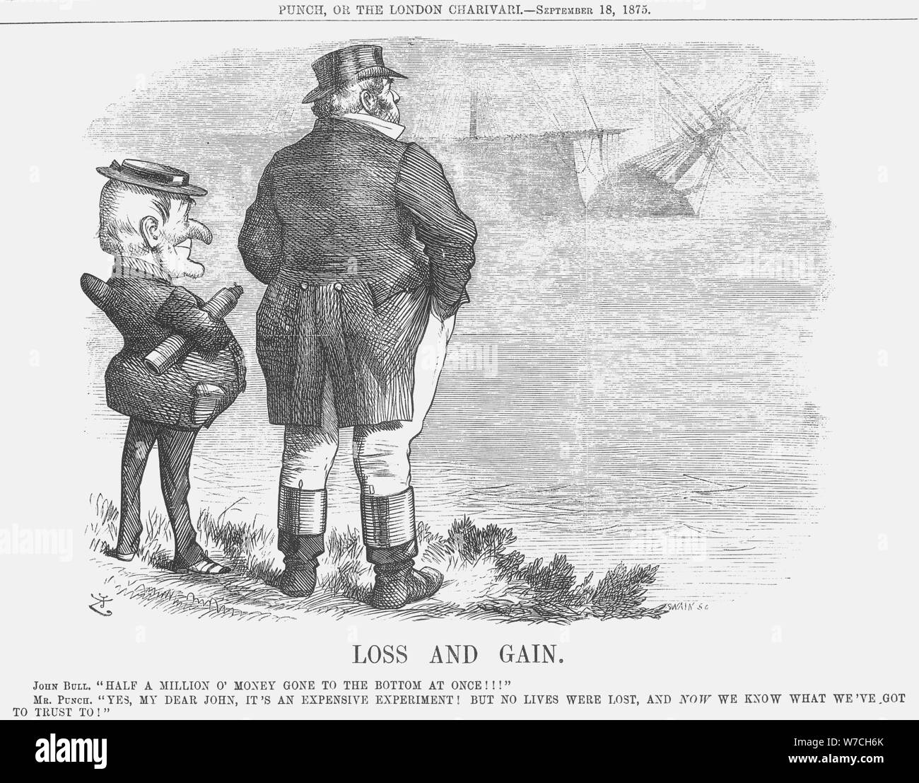 Cartoon feature Black and White Stock Photos & Images - Alamy