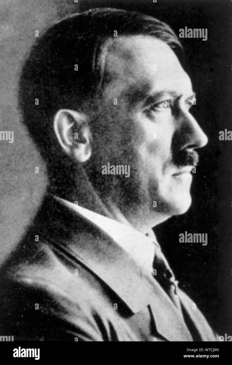 Adolf Hitler, German dictator, c1930s. Artist: Unknown Stock Photo