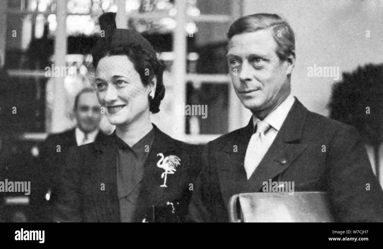 Duke and Duchess of Windsor, c1938. Artist: Unknown Stock Photo