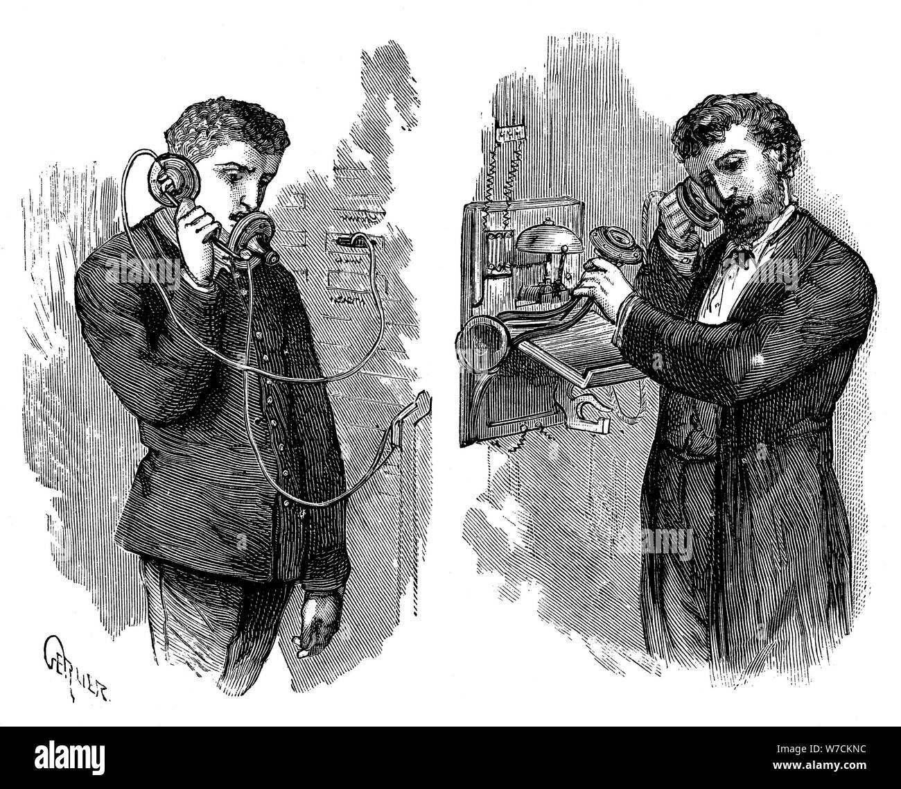Telephone exchange 19th century hires stock photography and images Alamy