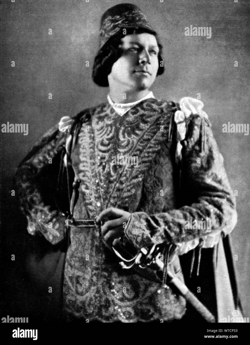 Fernand Ansseau (1890-1972), Belgian operatic tenor, active 1913-1939. Artist: Unknown Stock Photo
