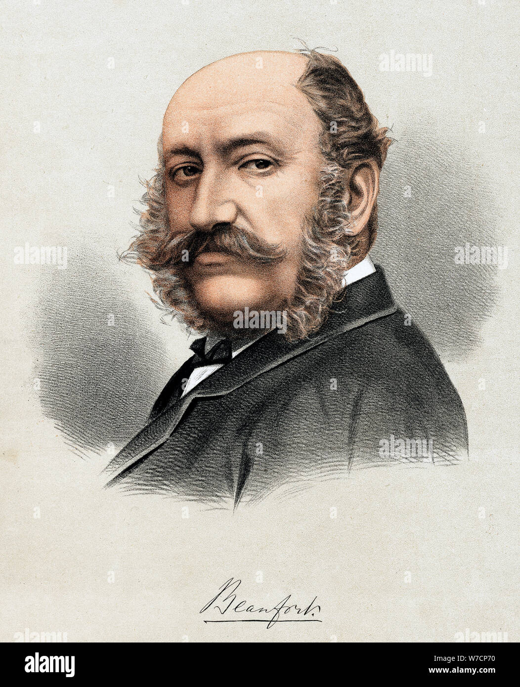Henry Somerset, 8th Duke of Beaufort (1824-1899), c1880. Artist: Unknown Stock Photo