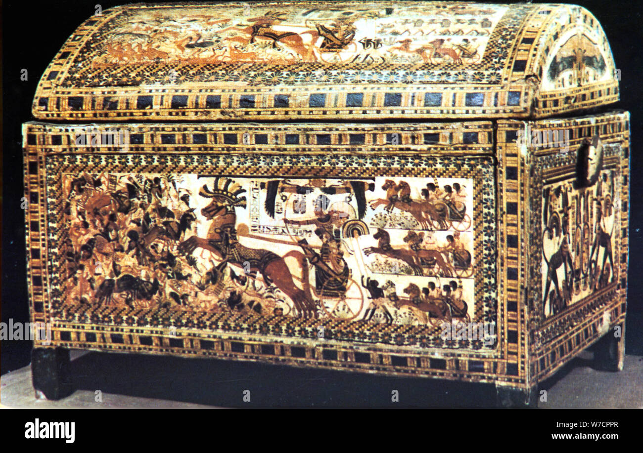 Painted Chest From The Tomb Of Tutankhamun