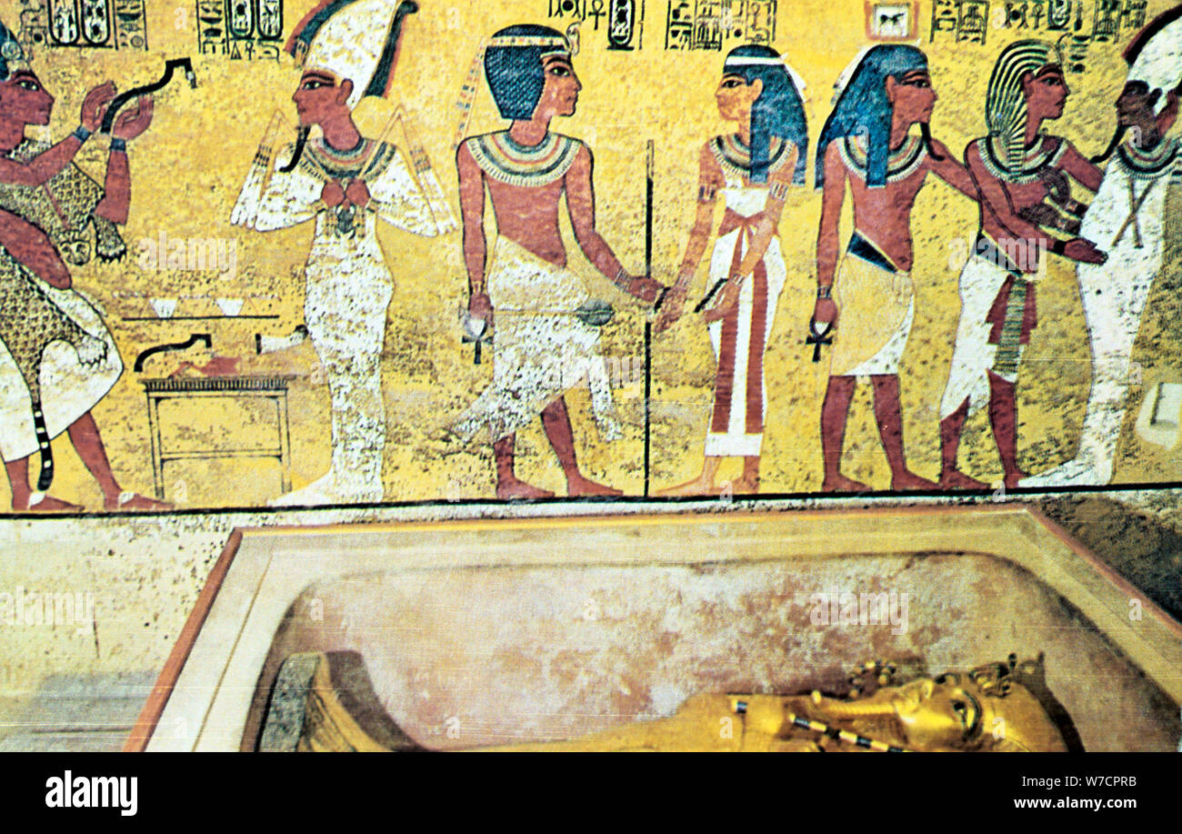 Sarcophagus Of Tutankhamun Egyptian Art