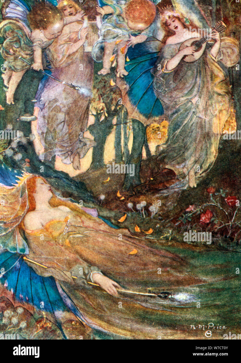 Scene from Shakespeare's A Midsummer Night's Dream. Artist: Unknown ...