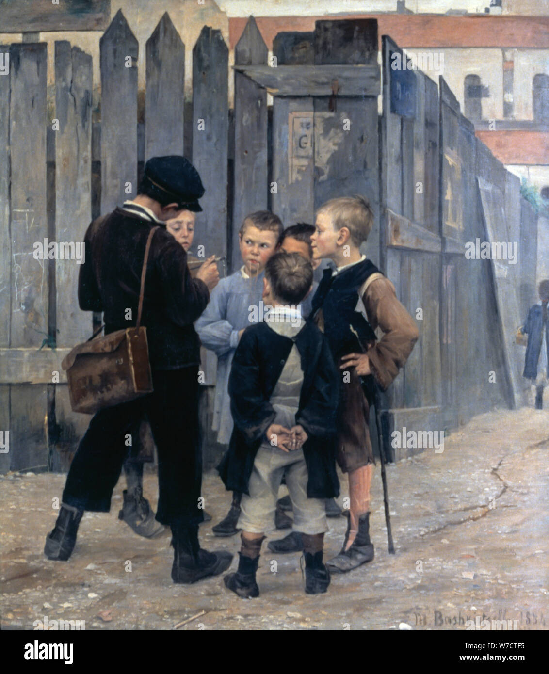 'The Meeting', 1884. Artist: Maria Konstantinowka Bashkirtseff Stock Photo