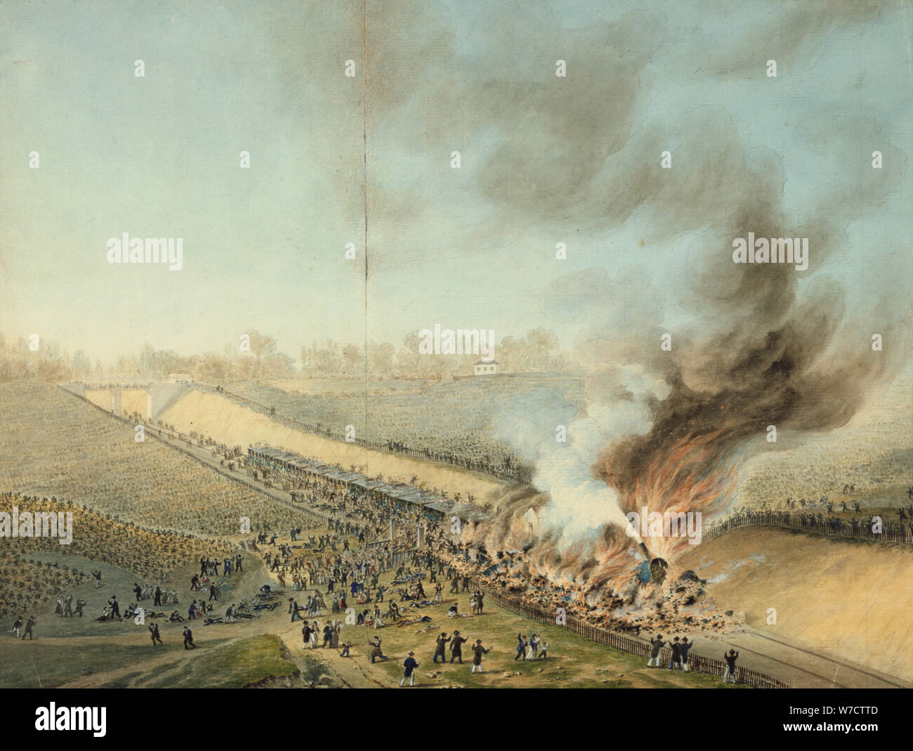 Steam train crash hi-res stock photography and images - Alamy