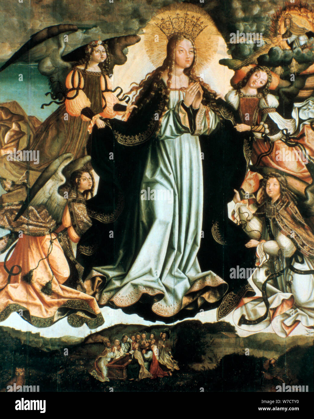 Assumption of the virgin mary into heaven hi-res stock photography and ...