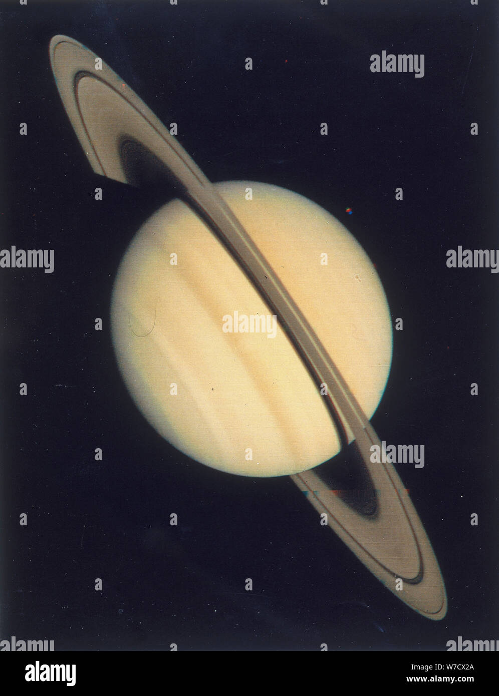 The planet Saturn, 1980. Artist: Unknown Stock Photo