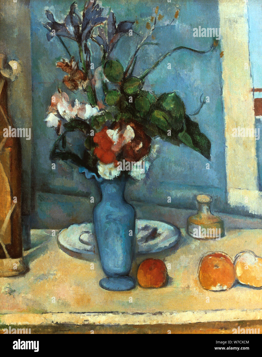 'Le Vase Bleu', 1889-1890. Artist: Paul Cezanne Stock Photo