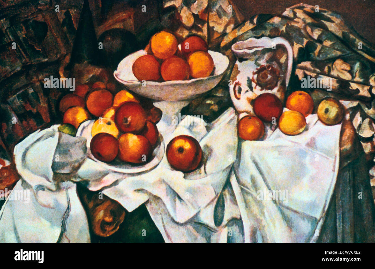 'Apples and Oranges', 18951900. Artist Paul Cezanne Stock Photo Alamy