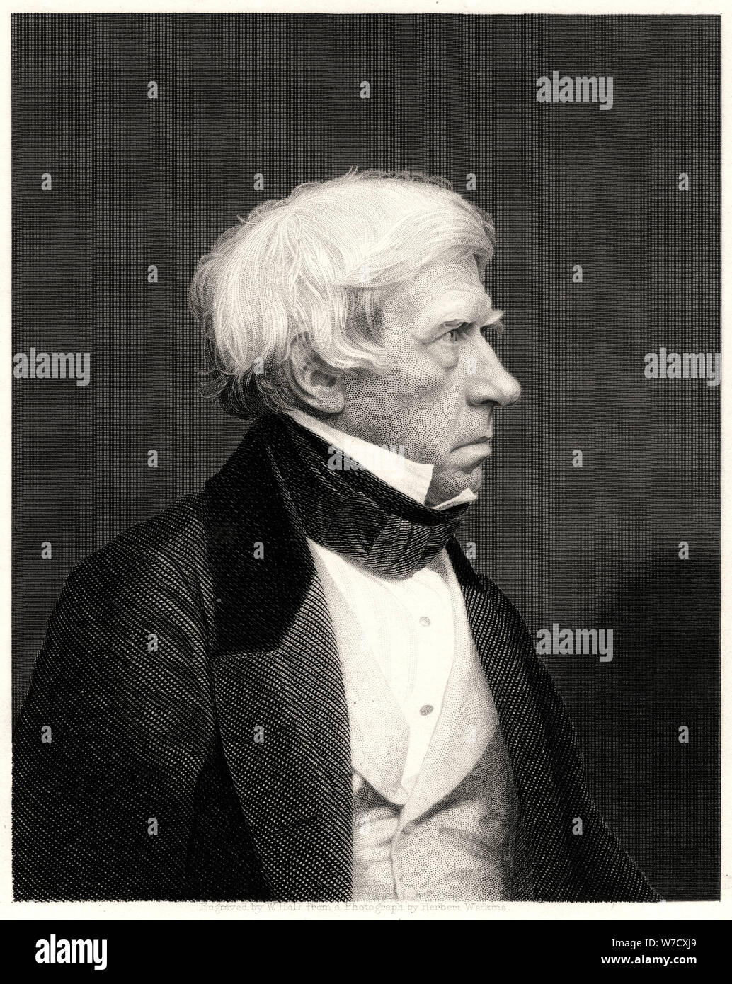 'Lord Brougham', 19th century. Artist: William Holl Stock Photo - Alamy