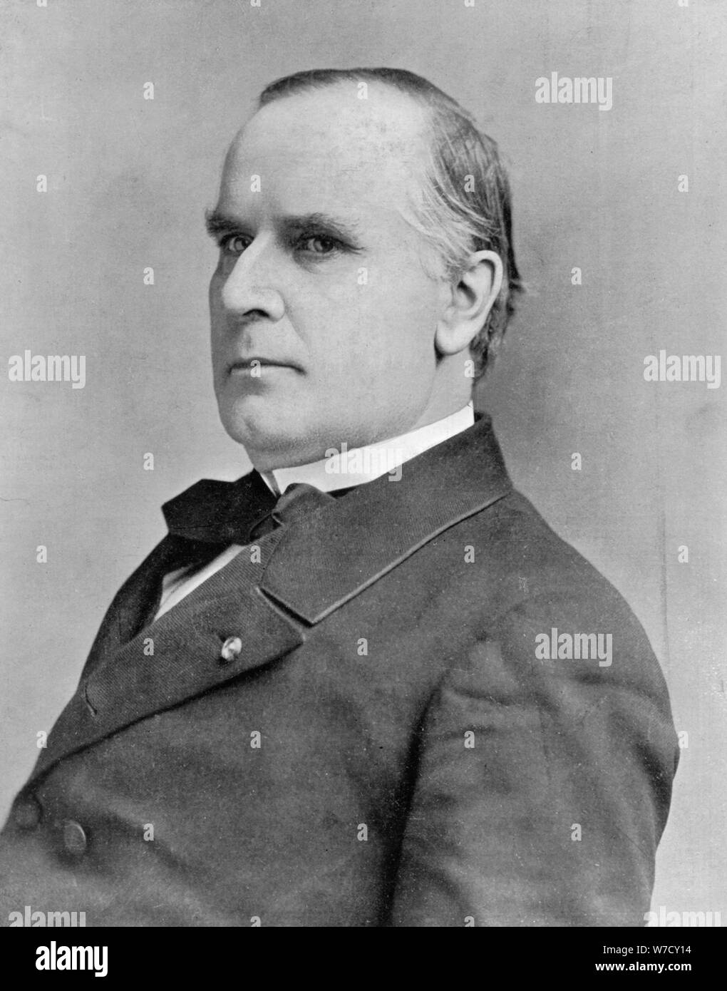 William McKinley, 25th President of the United States, 1901. Artist: Unknown Stock Photo