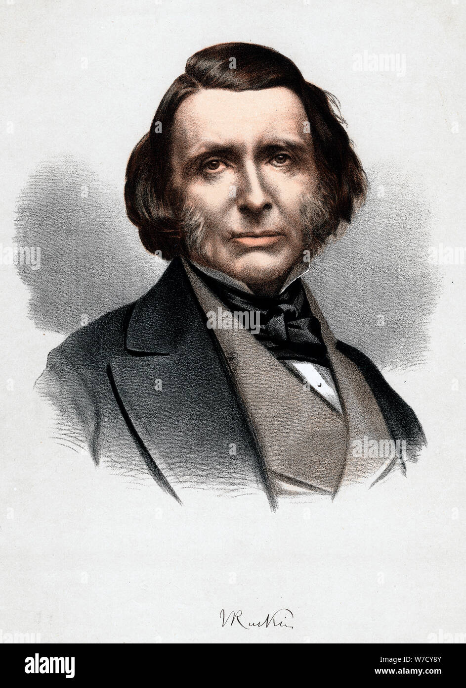 John Ruskin, English author, poet, artist and critic, c1880. Artist