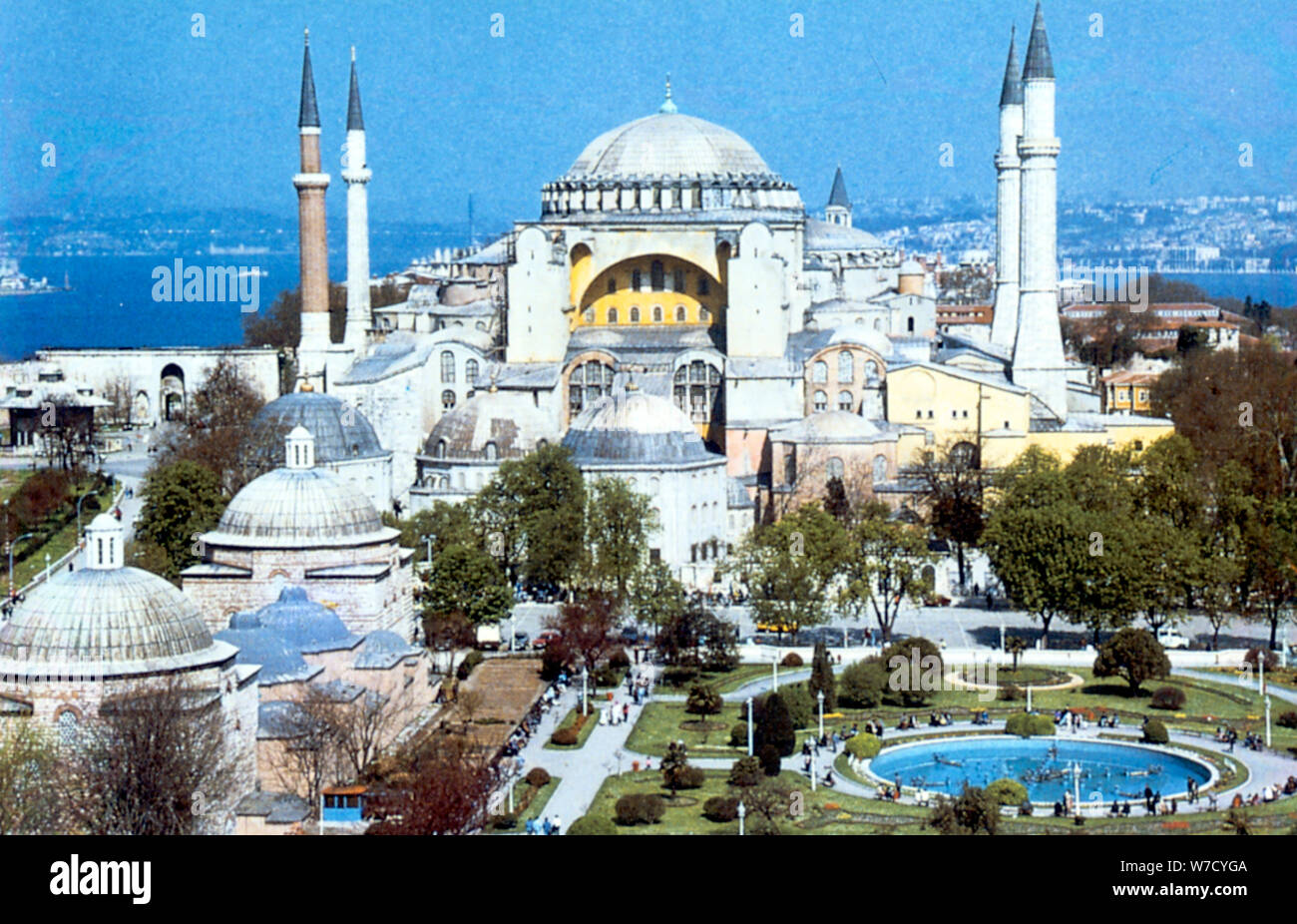 Hagia Sophia, Istanbul (Constantinople), Turkey, 1980s. Artist: Unknown Stock Photo