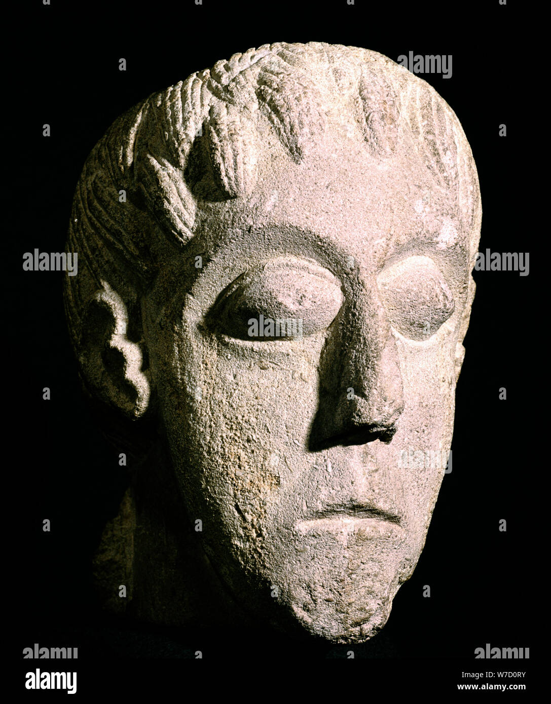 Celtic head, Bon Marche site, Gloucester, England. Artist Unknown