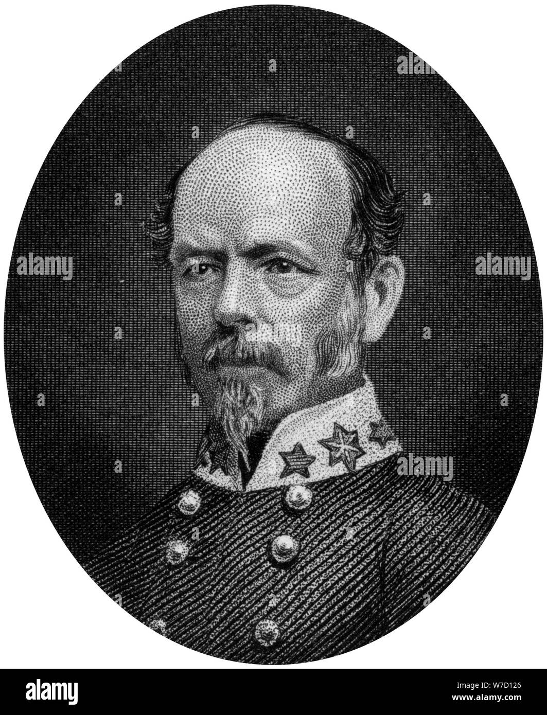 Joseph Eggleston Johnston, Confederate general, 1862-1867.Artist: J Rogers Stock Photo