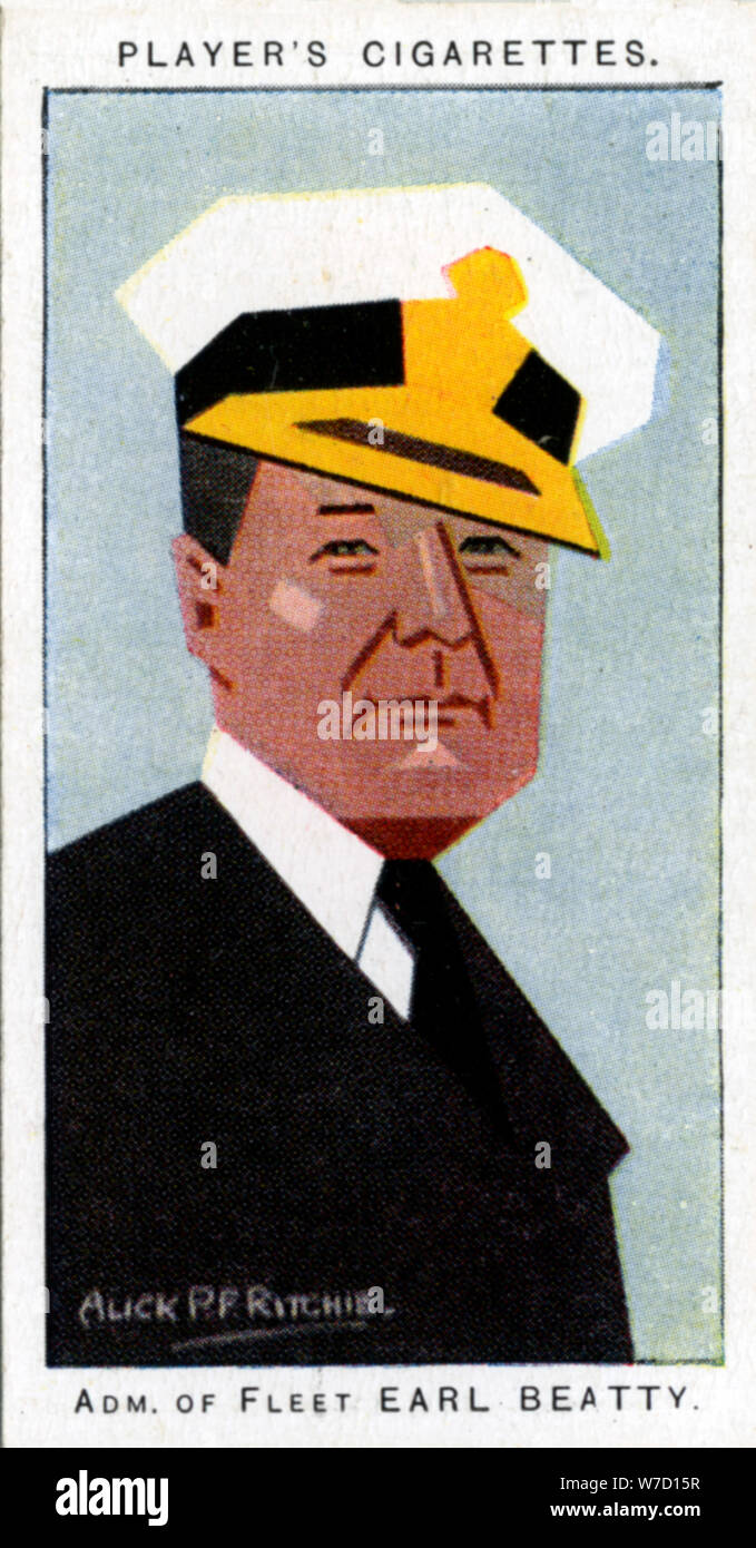 David Beatty, 1st Earl Beatty, admiral, 1926.Artist: Alick P F Ritchie Stock Photo