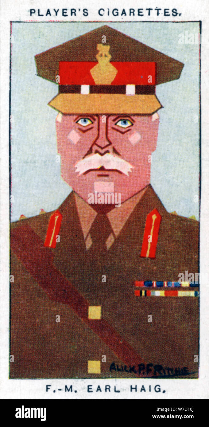 Douglas Haig, 1st Earl Haig, British field marshal, 1926.Artist: Alick P F Ritchie Stock Photo