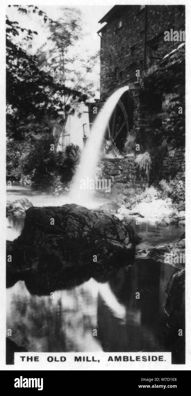 'The Old Mill, Ambleside', Cumbria, c1920s. Artist Unknown Stock Photo